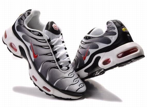 New Men'S Nike Air Max Tn Black/ White/Red